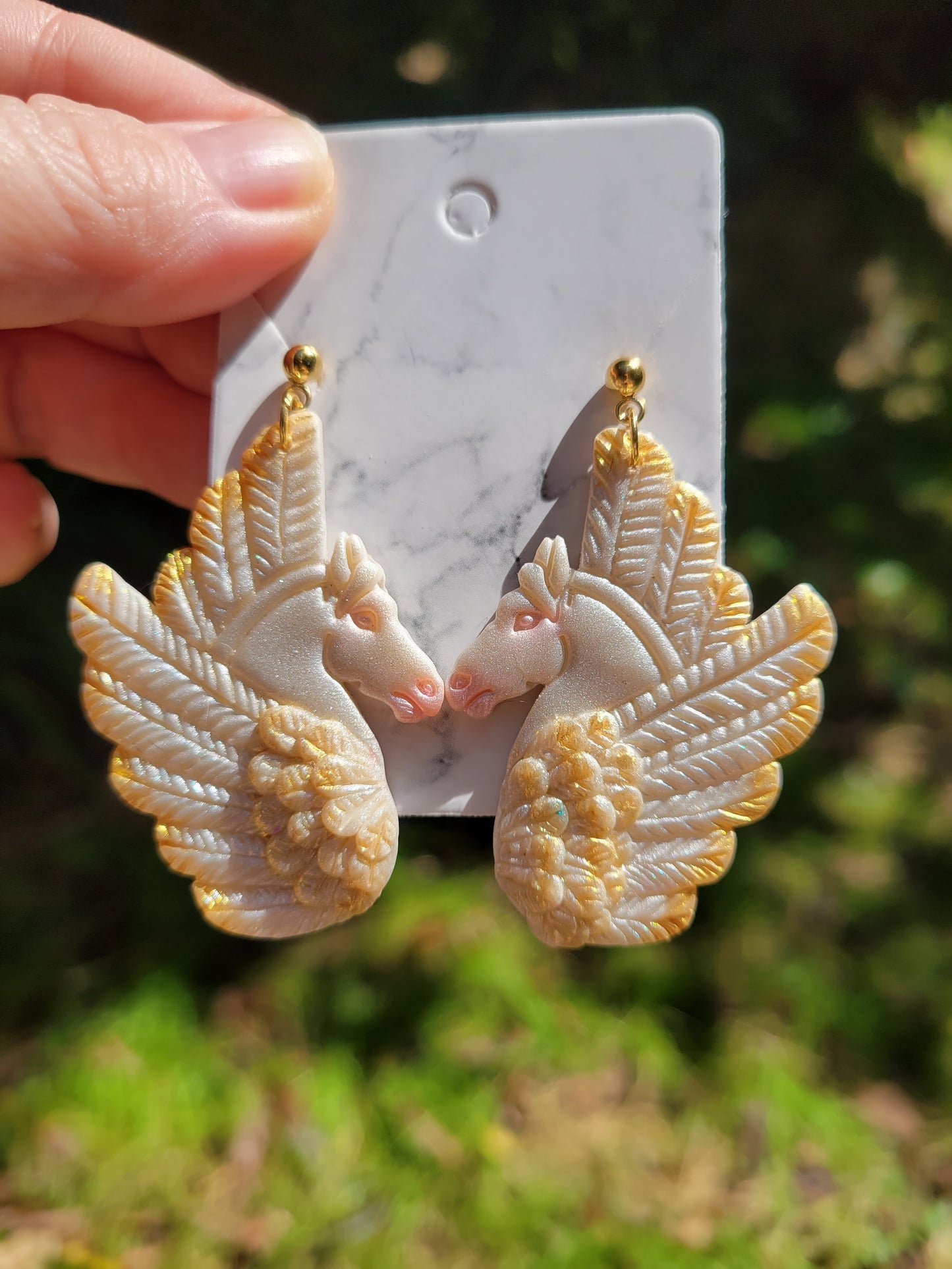 Pegasus Earrings *Gold Accent*