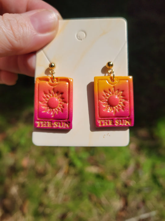 The Sun Tarot Earrings