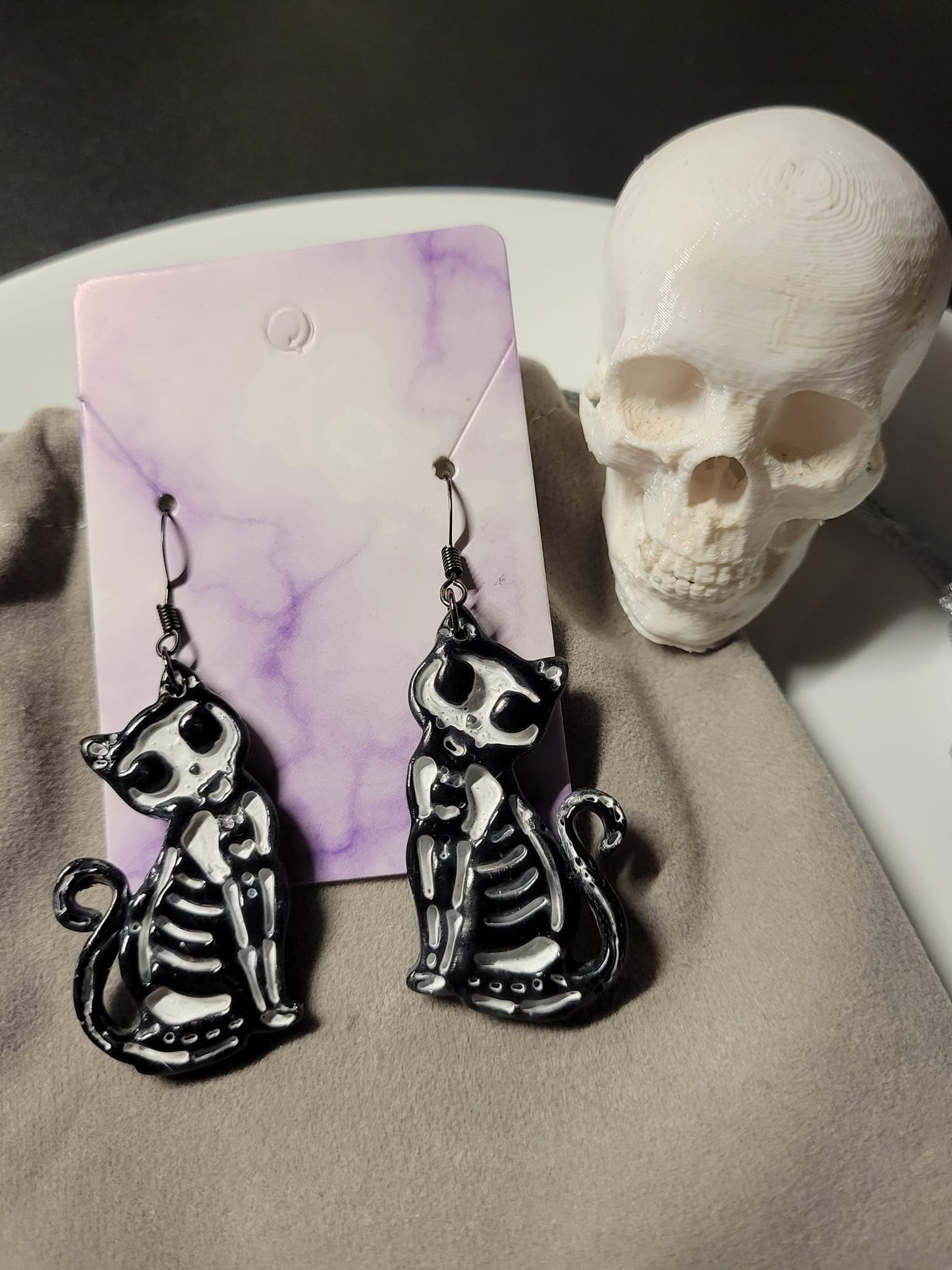 Undead Cat Style 2 Earrings
