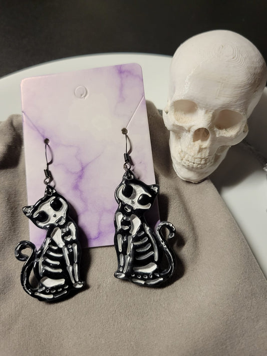 Undead Cat Style 2 Earrings