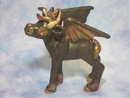 Demon Horse Foal Sculpture