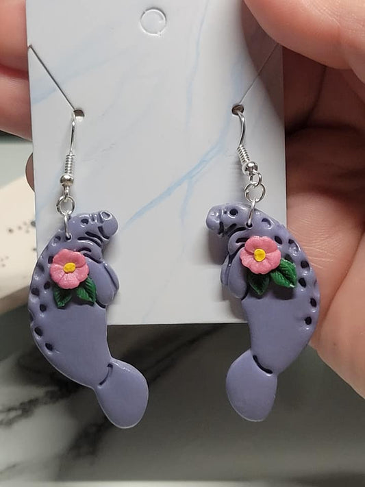 Manatee Summer Earrings