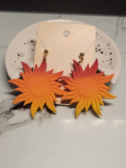 Ombre Sun Earrings